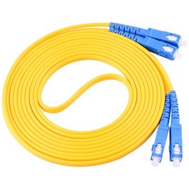 Durabilidade personalizada do comprimento do cabo de remendo do duplex da manutenção programada SC/UPC-SC/UPC