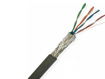 Comprimento protegido CAT7 multicolorido 0.5m/1m/2m/3m/5m da isolação do HDPE do cabo da rede do PVC de SSTP