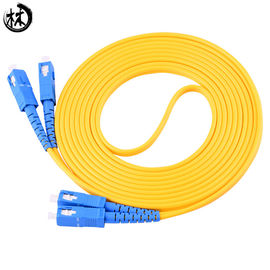 durabilidade do cabo ethernet da fibra ótica de 5M SC/UPC-SC/UPC boa para a telecomunicação