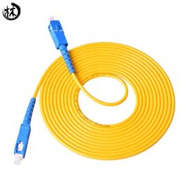 cabos de ligação em ponte da fibra dos 10M UPC SC-SC, estabilidade da alta temperatura do cabo da rede da fibra ótica