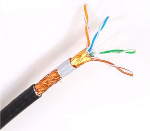 4P cabo do twisted pair Cat5e Utp, isolação do HDPE do cabo ethernet 26AWG de Utp