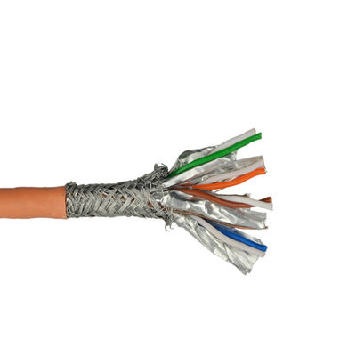 Revestimento de Sftp Lszh 4 pares do cabo desencapado da rede do PVC do cobre de 24awg