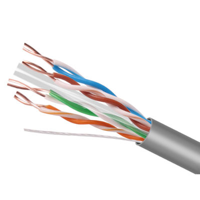 Personalizado colora o cabo de remendo do ftp de 1M Cat 6 com revestimento de PVC