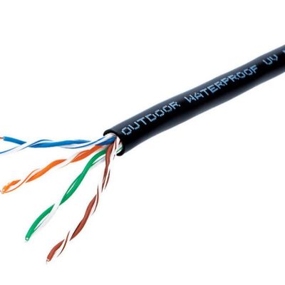 Quatro pares de condutor de cabo ethernet de alta velocidade dos dados Cat5e Utp 0.45mm-0.51mm