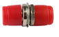Adaptador vermelho do cabo de fibra ótica do UPC, comprimento de onda 1310/1550nm do adaptador da fibra de Fc