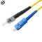 O cabo de remendo 3M da fibra ótica de SC-ST UPC SX personalizou o comprimento/diâmetro do cabo