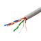 retardação CMR da chama da frequência do cabo 250MHz da rede de 4PR 24AWG UTP CAT5