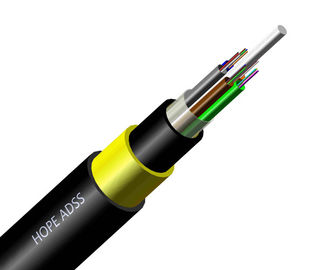 24 48 96 retiram o núcleo do cabo de fibra ótica, cabo de fibra ótica G652D 1-2km/Rollc de ADSS