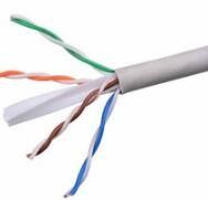 250MHz descobrem o rolo de cobre 23AWG do gato 6 305M do cabo da rede do PVC de UTP de alta elasticidade