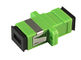 Dimensão material 32MM do PVC do adaptador verde dos acessórios Sc/Acp da fibra ótica