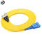 perda de inserção do único modo de cabo de remendo da fibra ótica de 15M UPC SC-FC Dumplex baixa